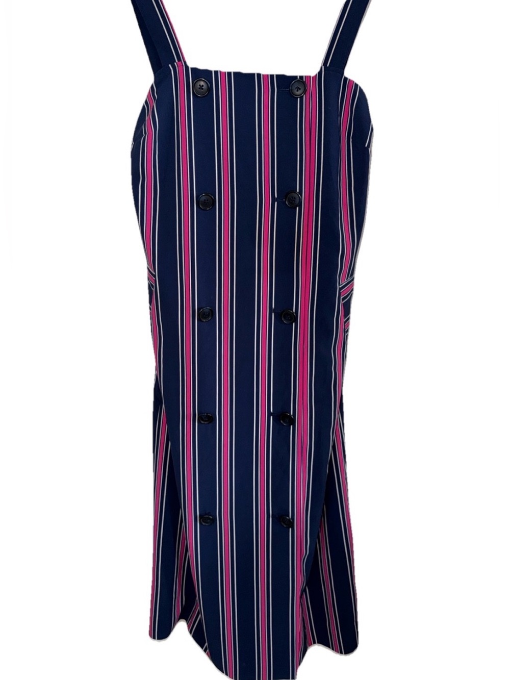 Laundry by Shelli Segal Blue & Pink Striped Dress Sz. 2